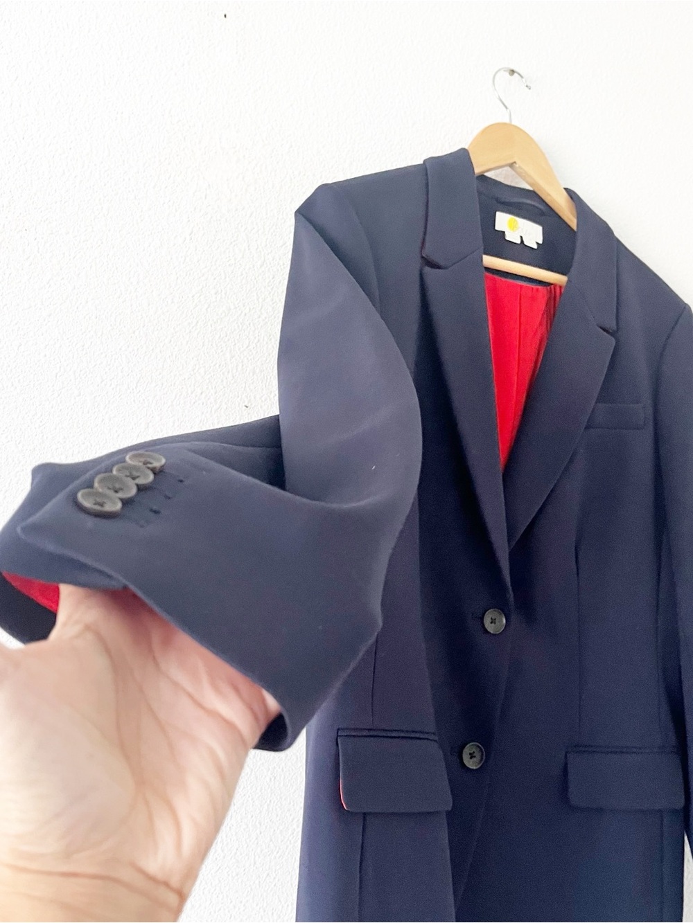 Boden Navy Blue Business Casual Career Office Chic Tailored Blazer Jacket - Picture 4 of 9